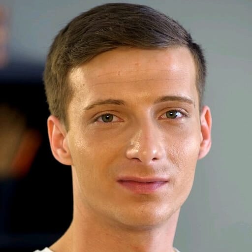 Filip Sebek, Slovak gay adult performer with brief 2017 career