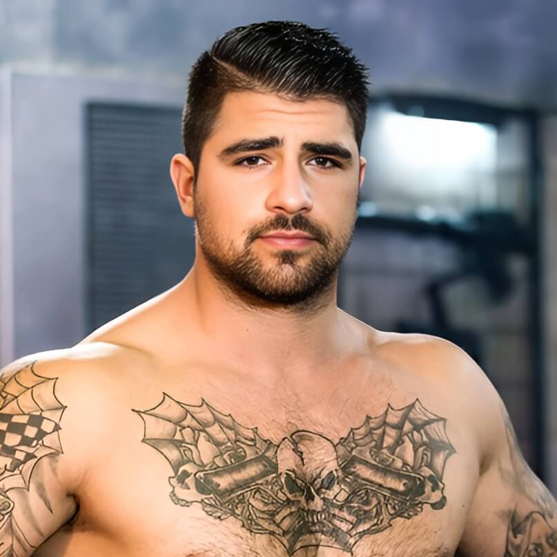 Alex Duca, stylish gay adult performer active since 2017