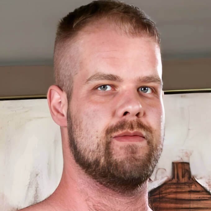 Bryan Knight, very tall gay adult performer with a commanding physical presence