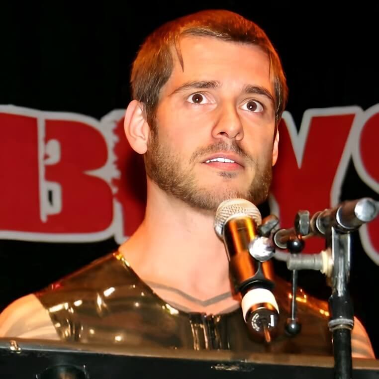 Logan McCree, former gay adult star turned men's rights activist and artist