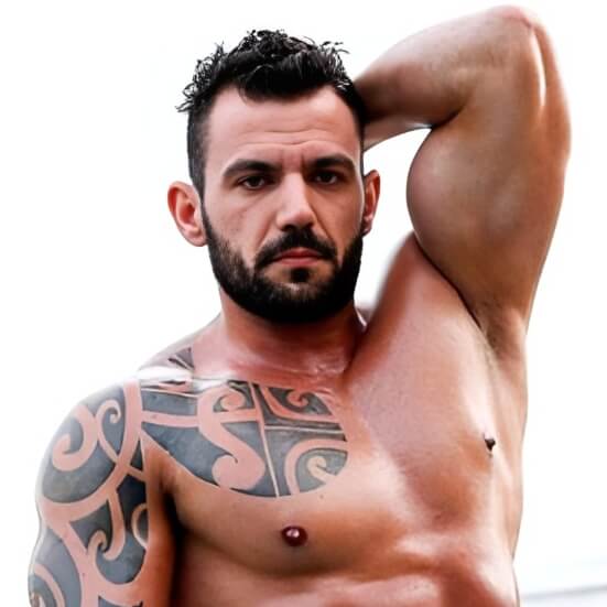 Aluízio Scanferla, Brazilian gay adult model