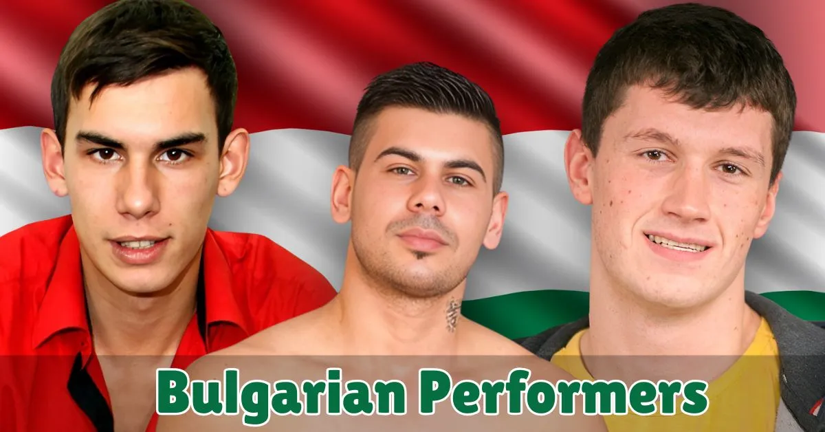 Bulgarian gay adult performers who work in the European entertainment industry