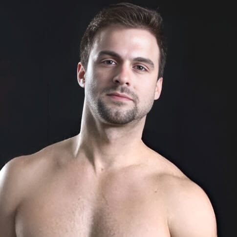 Gabriel Clark, muscular gay adult performer active since 2010
