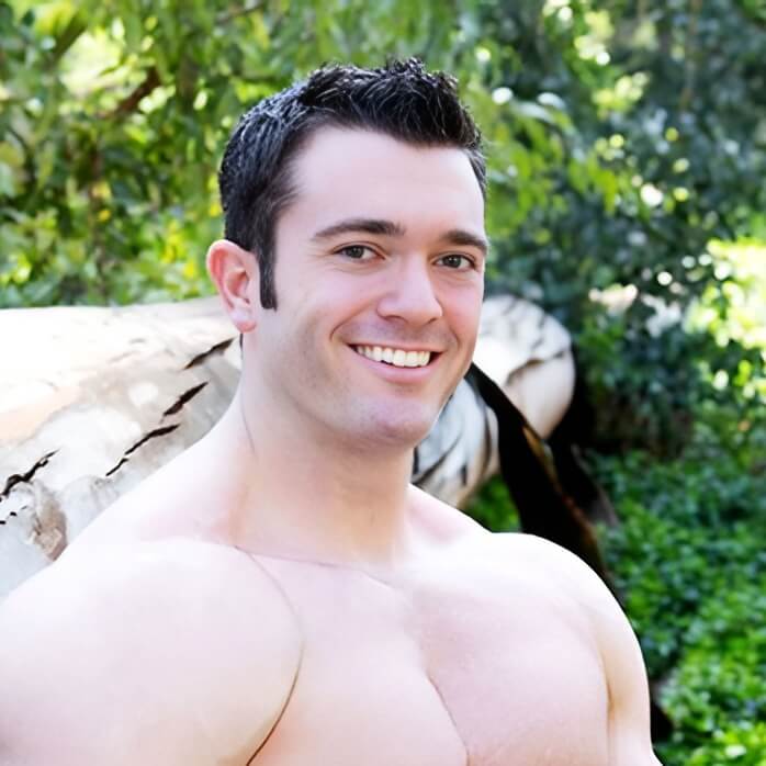 Vaughn, American gay adult model with Sean Cody